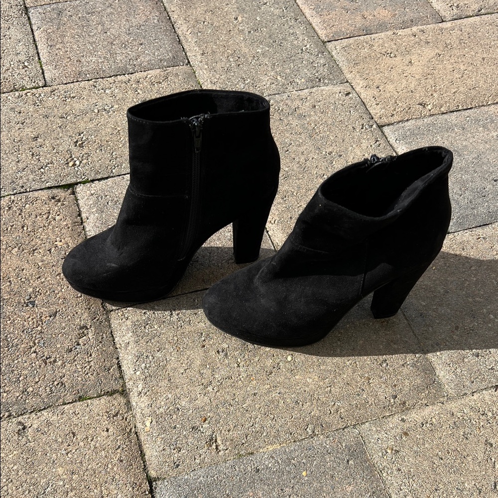 H&M Black Heeled Boots